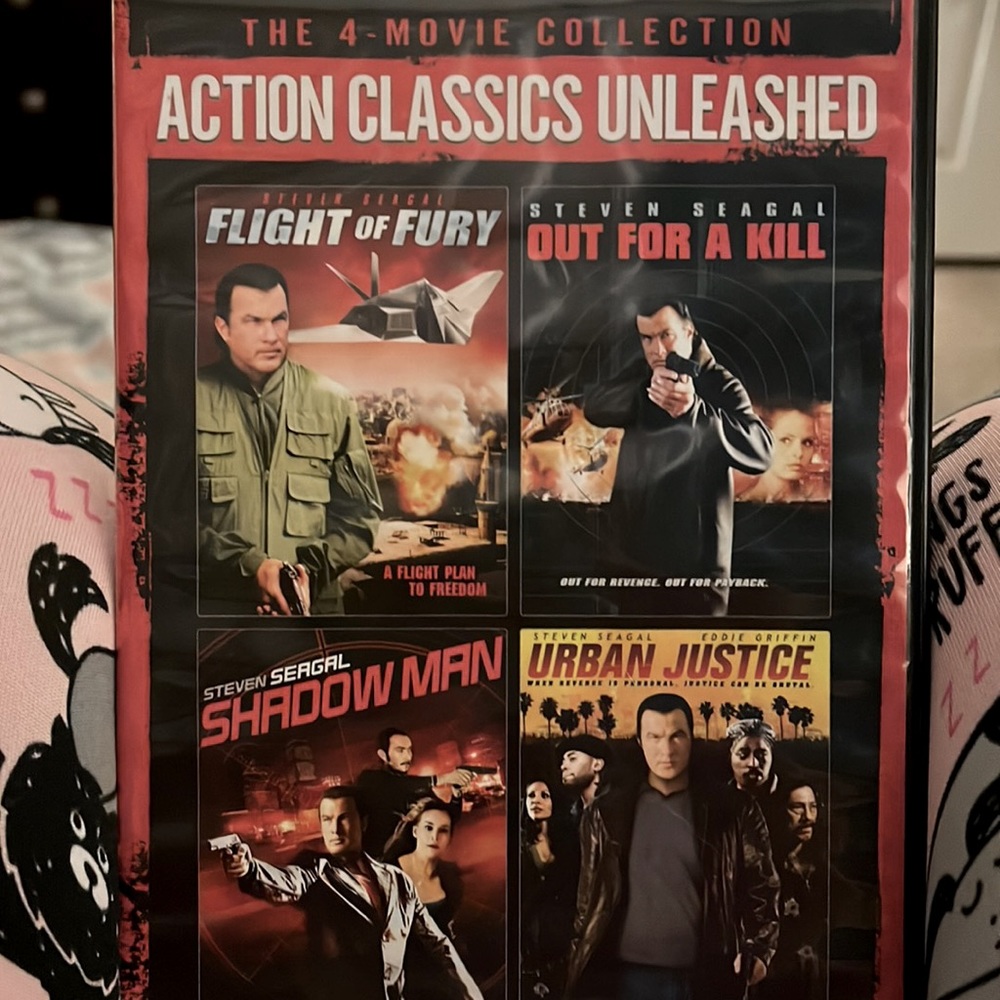 5/$15, DVD, 4 action movie collection, all with Steven Seagal See description